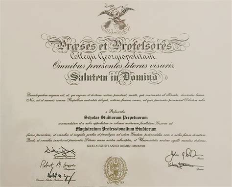 georgetown university online certificate.